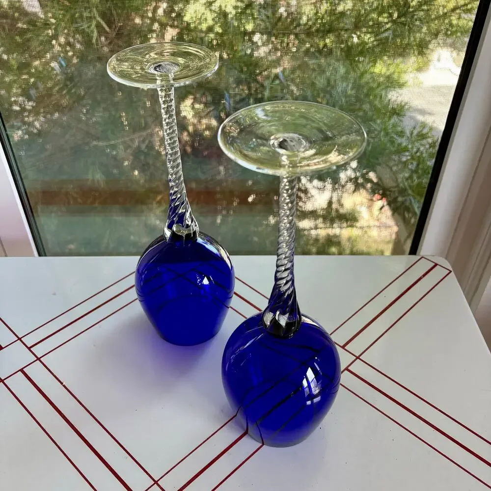 Set of 2 Cobalt Blue 11